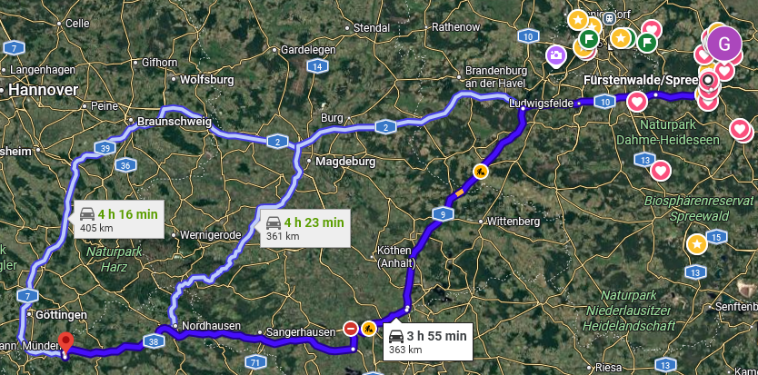 Fahrtinfos
